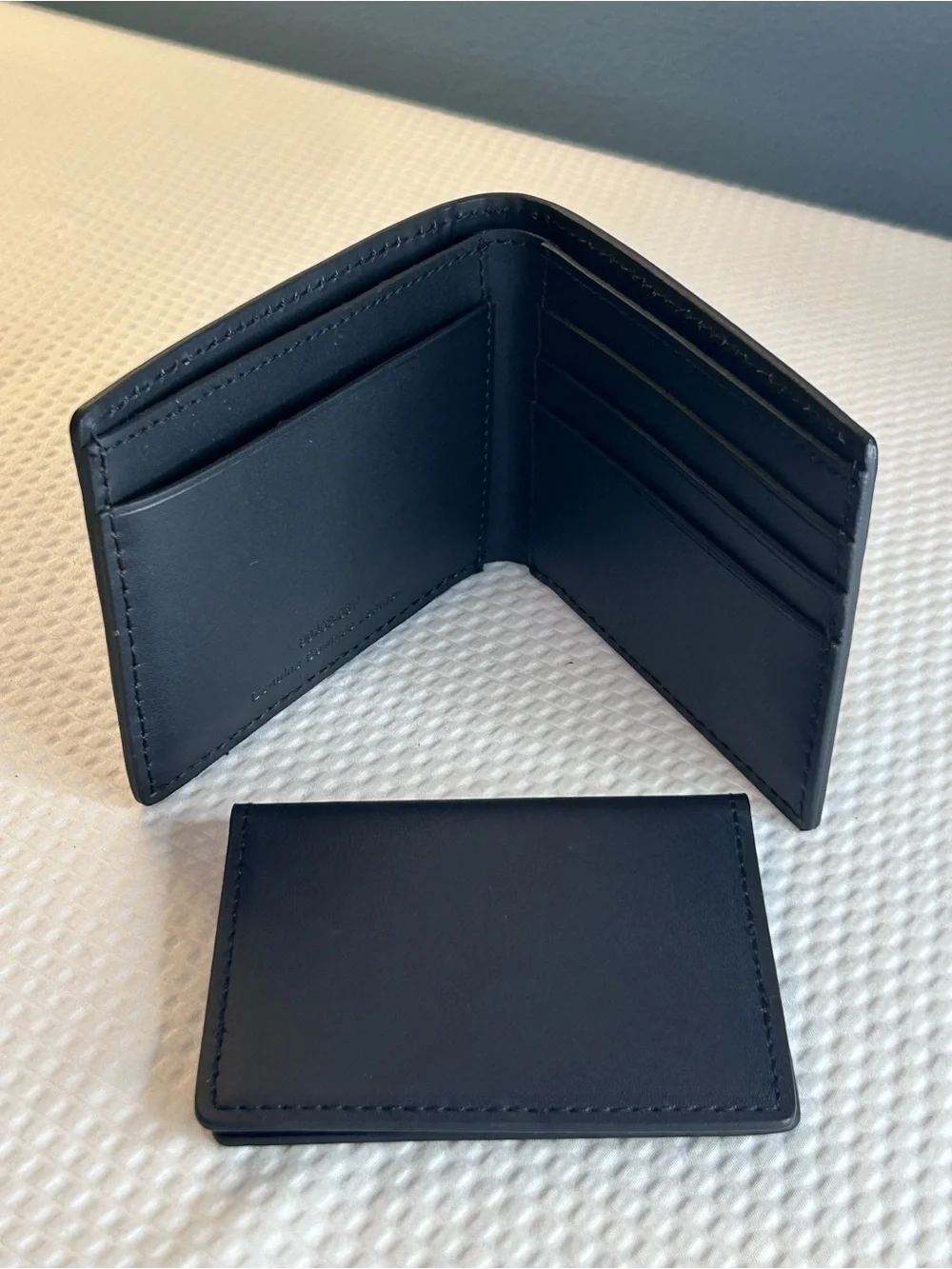 Harley-Davidson H-D Signature Leather Bifold RFID Wallet Black